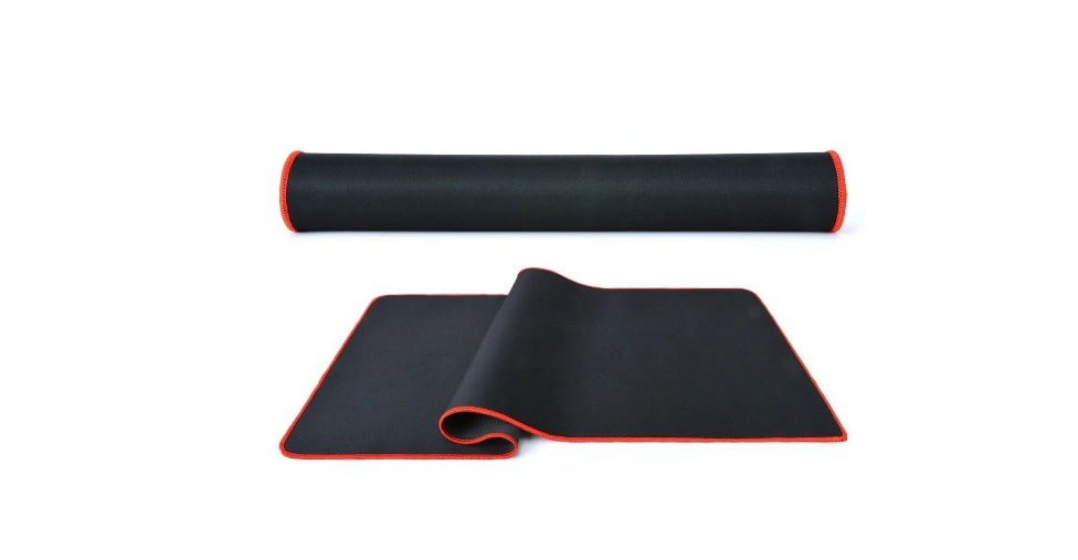 MousePad Gamer Speed 70X30 Borda Vermelha Costurada