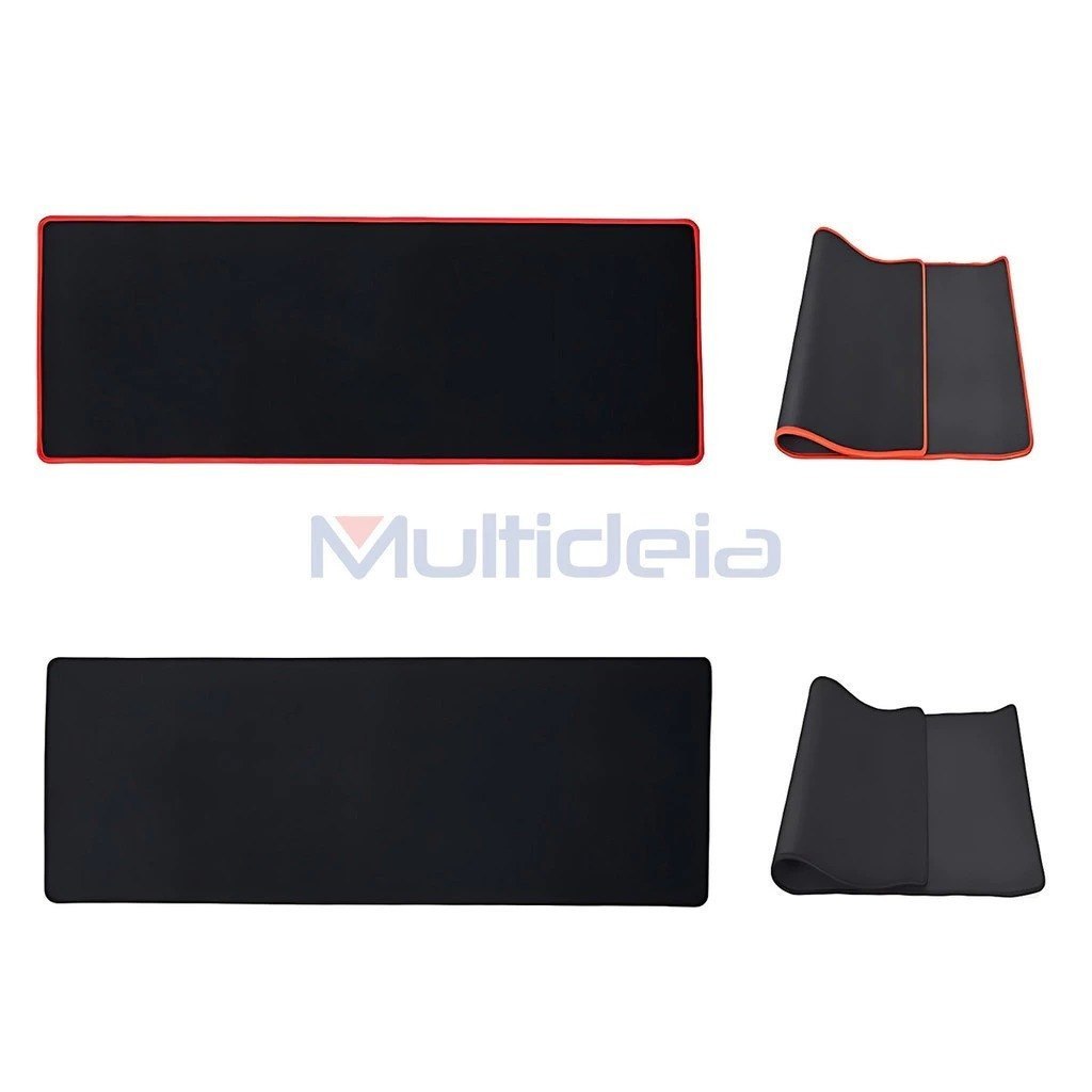 Mouse Pad Gamer Grande Speed Borda Costurada Gigante 70x30cm E Mousepad RGB 80x30cm