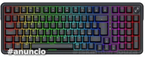 Teclado Magnético Gamer Redragon Eisa, 1800 Compact, RGB, Switch UltraMag Linear, ABNT2, Preto - K686RGB-M