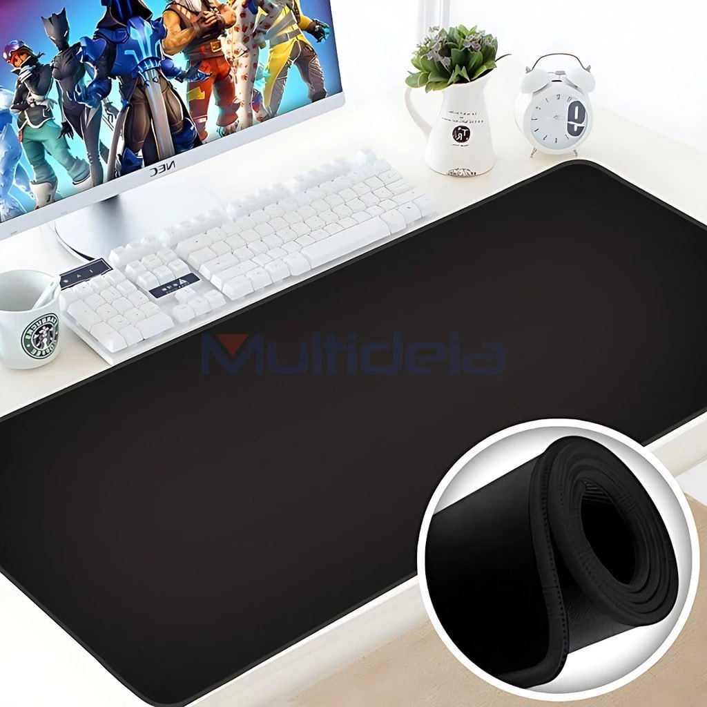 Mouse Pad Gamer Grande Speed Borda Costurada Gigante 70x30cm