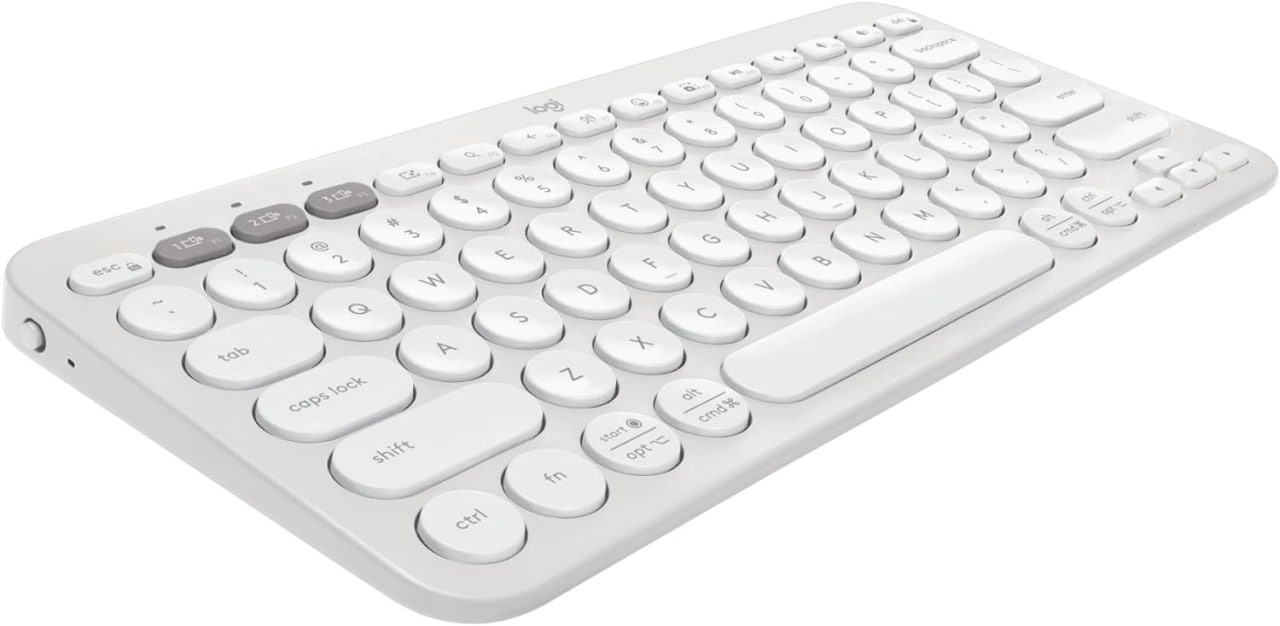 Teclado sem fio Logitech Pebble Keys 2 K380s