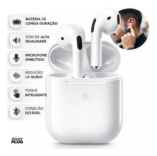 Fone De Ouvido Bluetooth Sem Fio