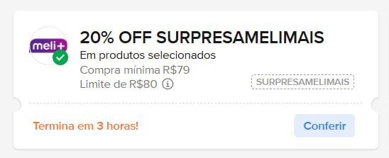 Cupom Mercado Livre Meli