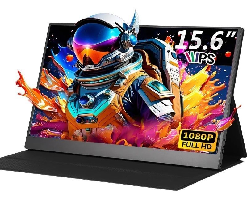 Monitor Gamer Portátil 15.6 1080p Fhd Ips Com Hdmi Usb Preto 127220v