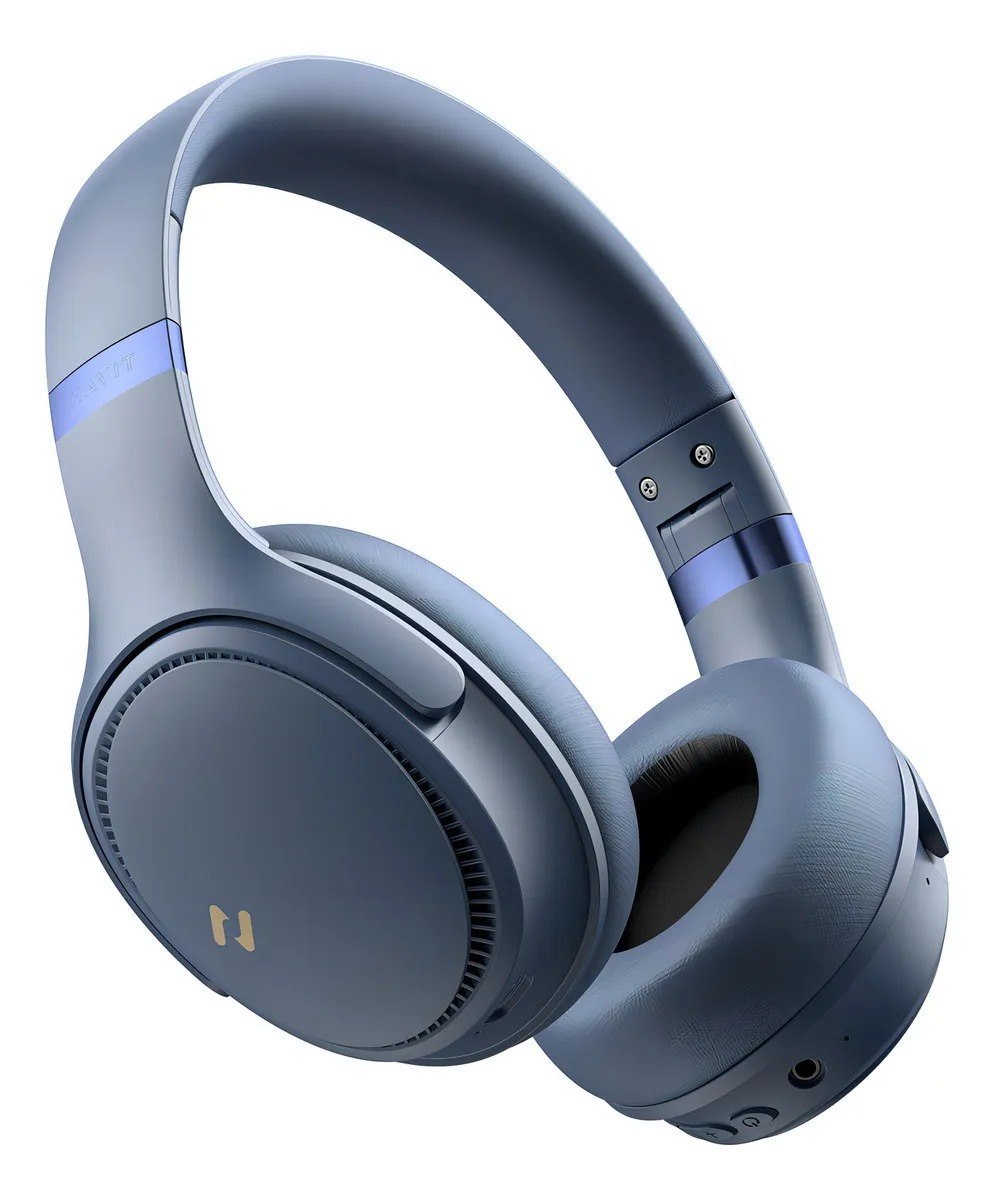 Headphone Havit H630bt Bluetooth 5.3 On-ear 3d 55h Cor Azul