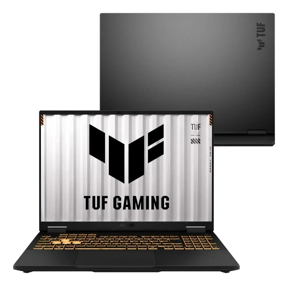 Notebook ASUS TUF Gaming F16 FX608JMR NVIDIA RTX 5060 CORE I7 16GB RAM 512GB SSD Windows 11 Home Tela de 16 FHD 165Hz Gray - RV150W