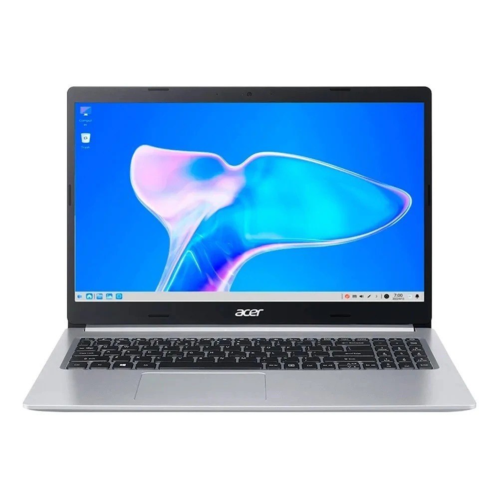 Notebook Acer Aspire 5, AMD Ryzen 5 5500U, 8GB RAM, SSD 256GB, Tela 15.6 FHD IPS, Prata, A515-45-R1AC