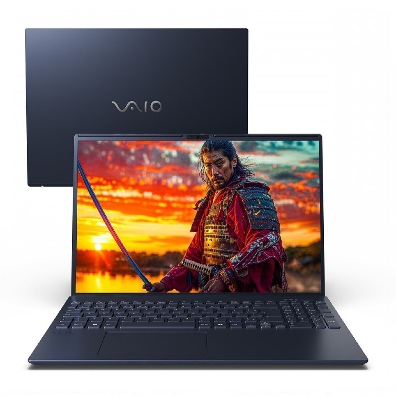 Notebook VAIO FE16 AMD Ryzen 7-5825U Linux 24GB RAM 512GB SSD 16 IPS WUXGA Antirreflexo - Cinza