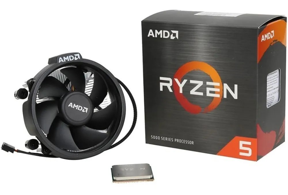 Processador AMD Ryzen 5 5500, 3.6GHz 4.2GHz Max Turbo, Cache 19MB, AM4, Sem Vídeo - 100-100000457BOX