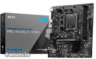 Placa Mãe MSI PRO H610M-S Intel Core, DDR4, mATX, Realtek ALC897 Codec - PROH610MSD4