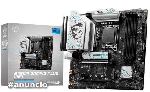 Placa-Mãe MSI B760M Gaming Plus, Intel LGA 1700, M-ATX, DDR5, Wi-Fi, Preto - B760M GAMING PLUS WIFI