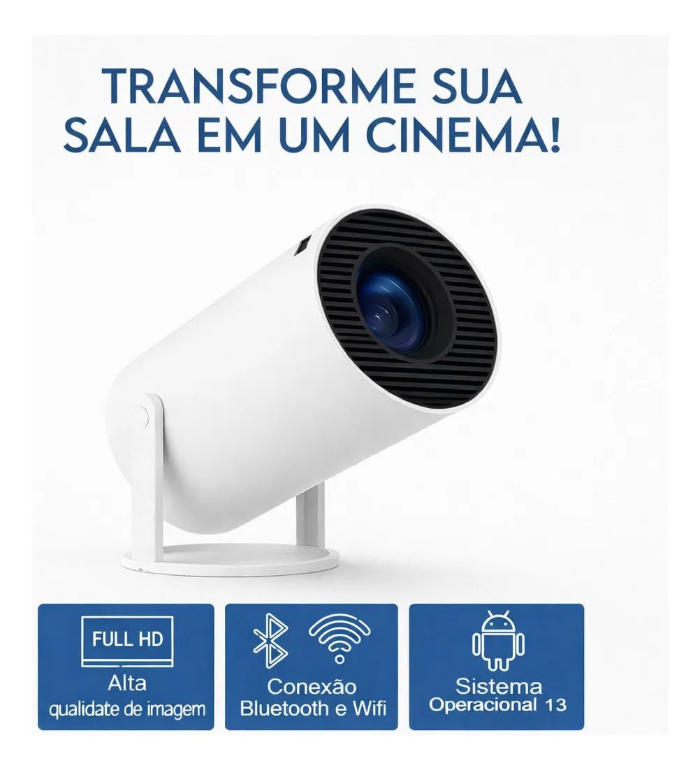 Projeto Smart Portátil TV Hd 4k