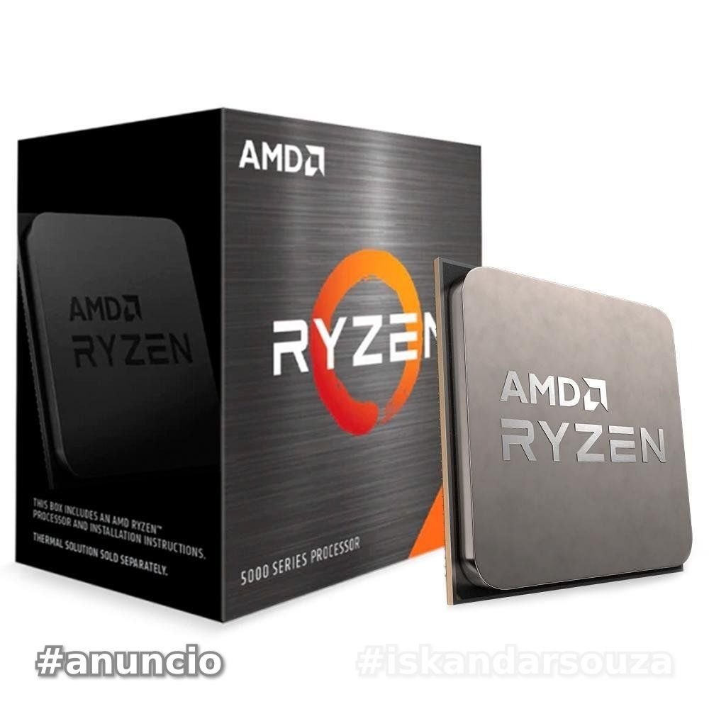 Processador AMD Ryzen 5 5500, 3.6GHz 4.2GHz Max Turbo, Cache 19MB, AM4, Sem Vídeo - 100-100000457BOX