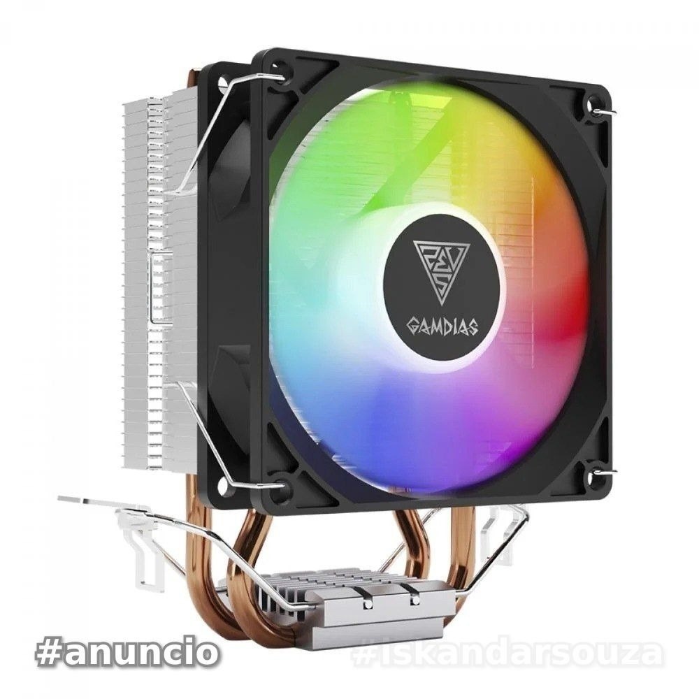 Air Cooler Processador Amdintel Gamdias Boreas Rainbow - E1-210 Lite