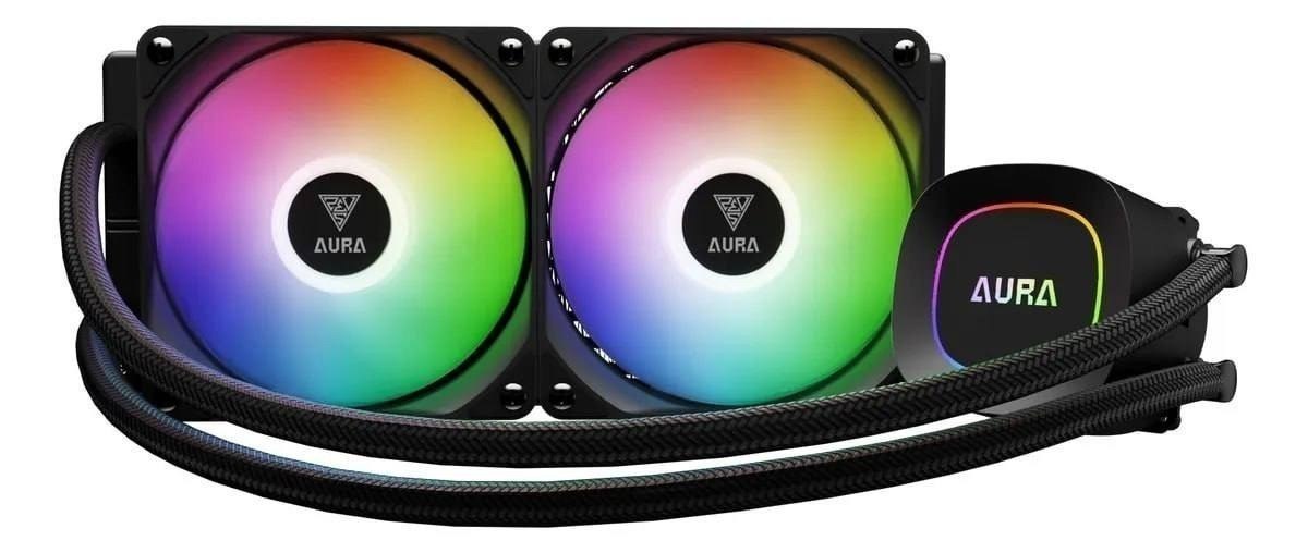 Water Cooler Gamdias Aura Gl240 Lite Preto Argb Am5, am4 Lga 1851