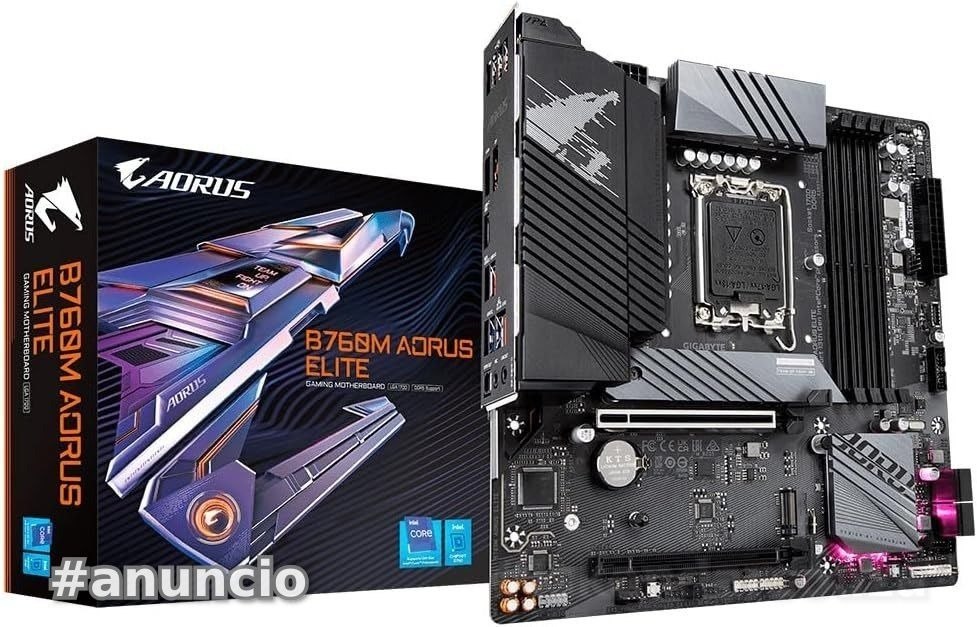 Placa mãe LGA 1700 - Gigabyte B760M Aorus Elite DDR5 Micro ATX