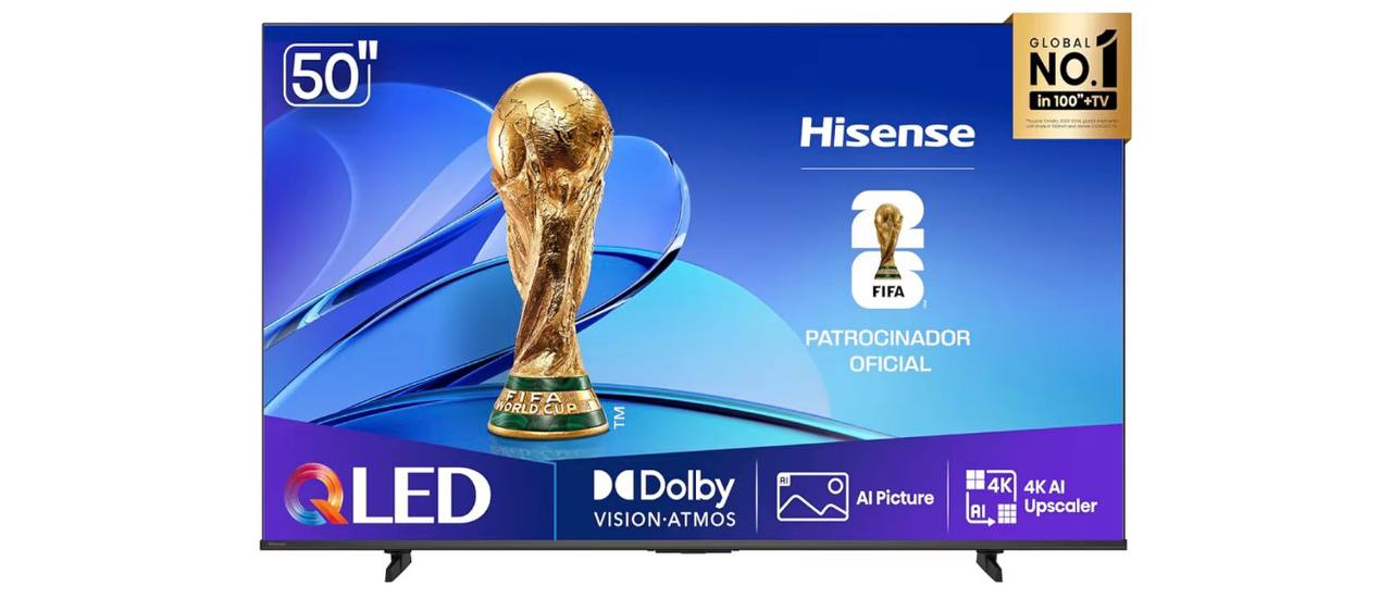 Hisense Smart TV UHD 4K QLED 50 Polegadas 50Q6QV