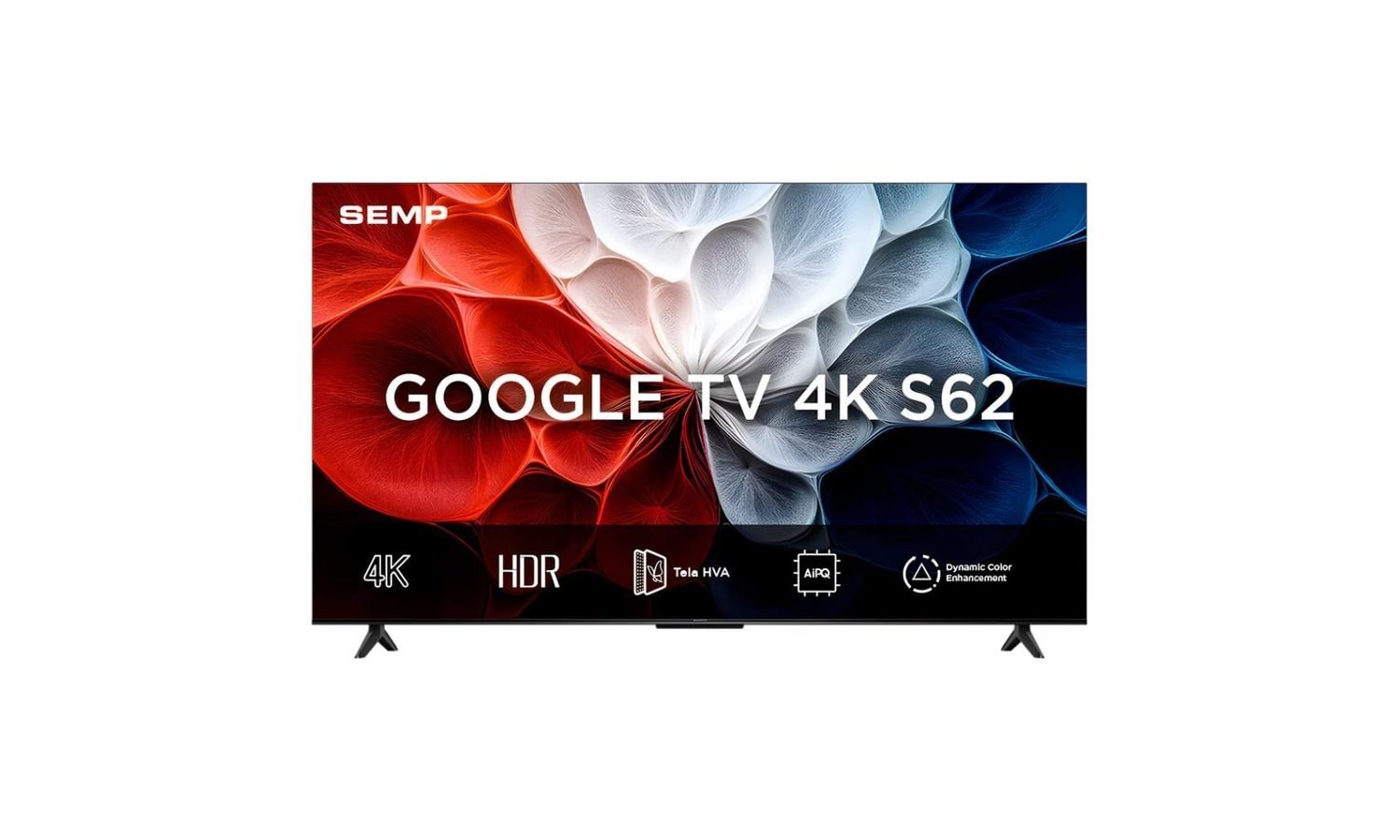 Smart Tv Semp 43 LED 4k UHD Google Tv Bluetooth Wifi HDR