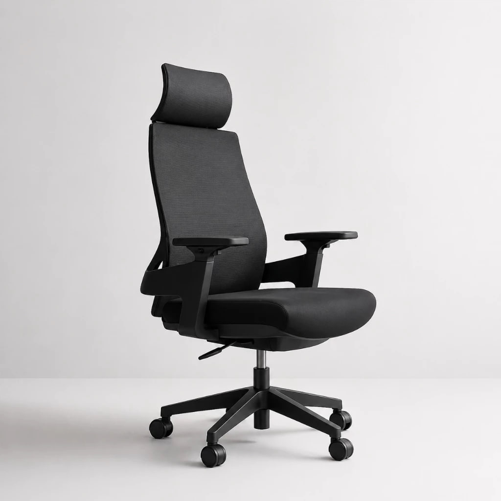 Cadeira De Escritório Ergonômica B650 executiva Suporte Lombar Tela Mesh 200kg