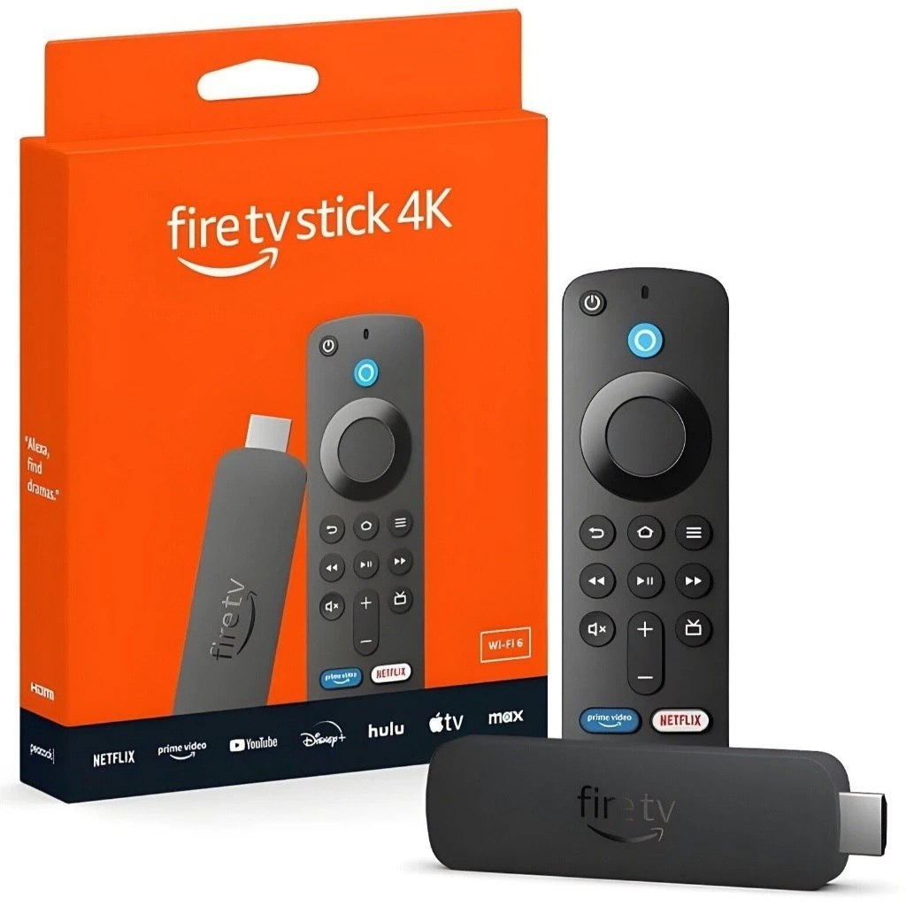 Amazon Fire TV Stick 4K com Dolby VisionAtmos e suporte a wi-fi 6 Alexa e comandos de TV 2GB RAM
