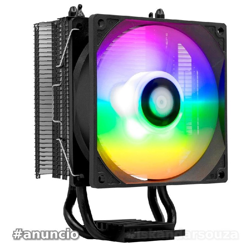 Cooler Para Processador Pichau Sage C2, ARGB, 92mm, PG-SGARGB-01