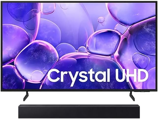 Samsung Smart TV 50 Crystal UHD 4K U8100F 2025  Soundbar HW-B400FZD