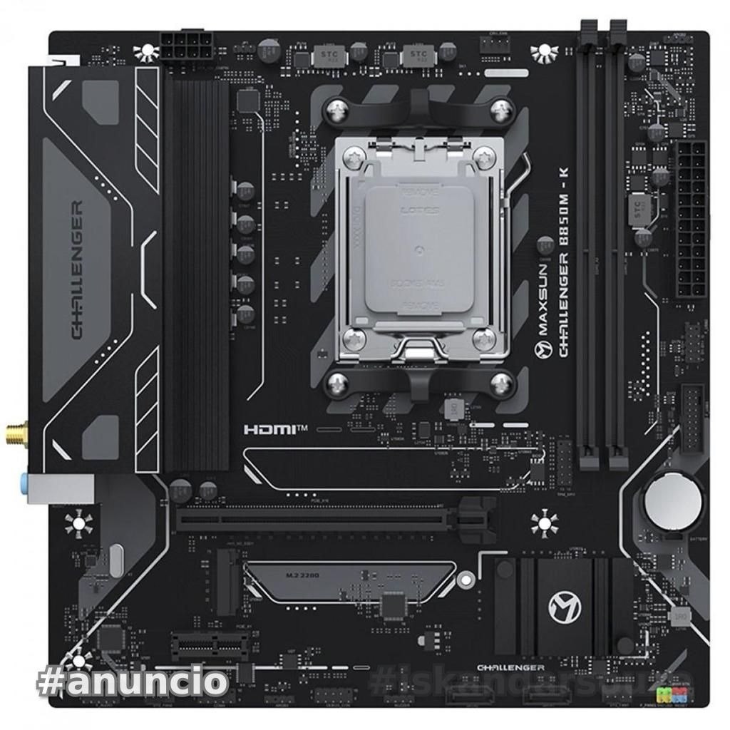 Placa Mãe Maxsun Challenger B850M-K WIFI, Chipset B850, AMD AM5, mATX, DDR5