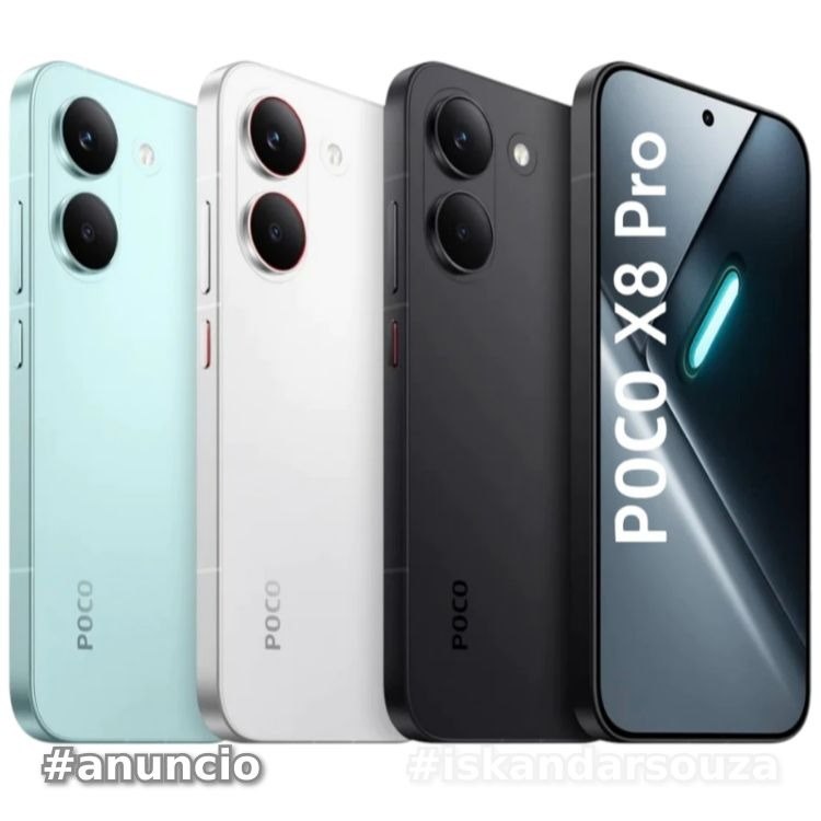 CELULAR XIAOMI POCO X8 PRO 512GB  256GB 8RAM OU 12RAM 5G NFC VERSÃO GLOBAL ORIGINAL