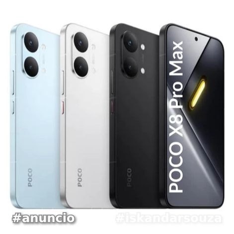 CELULAR XIAOMI POCO X8 PRO MAX 512GB  256GB 5G 12RAM NFC VERSÃO GLOBAL ORIGINAL