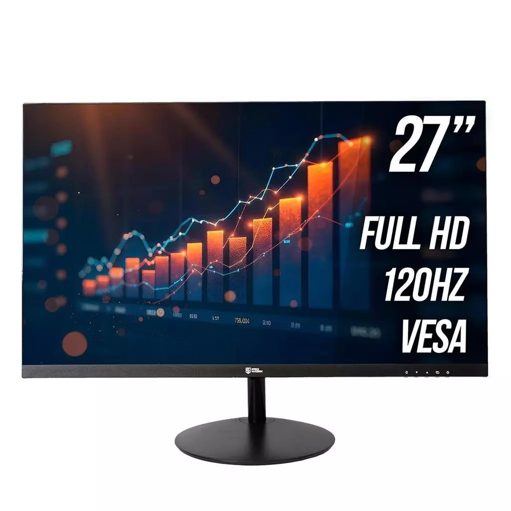 Monitor Safe Gamer ProWork 27 FHD 120Hz HDMI, VGA, Preto - MO027