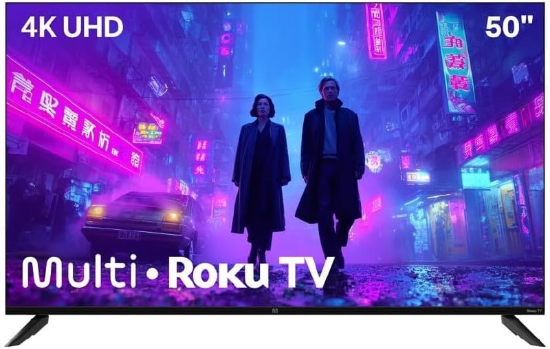 Smart TV 50 Roku Multi 4K Compatível com Alexa e Google Home