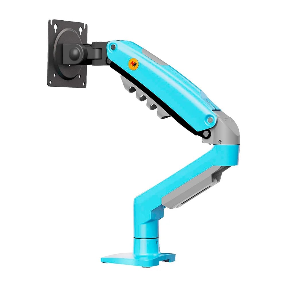 Suporte de Mesa Articulado para Monitor de 17 a 30 North Bayou, Ajustes com Pistão a Gás, Azul - F80-XM NB