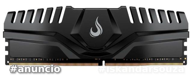 Memória RAM Rise Mode Z, 8GB, 3200MHz, DDR4, CL19, Preto - RM-D4-8G-3200Z