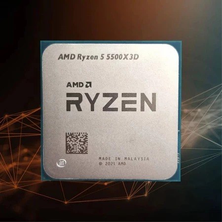 Ryzen 5 5500x3D Processador AMD AM4 Novo Sem Cooler