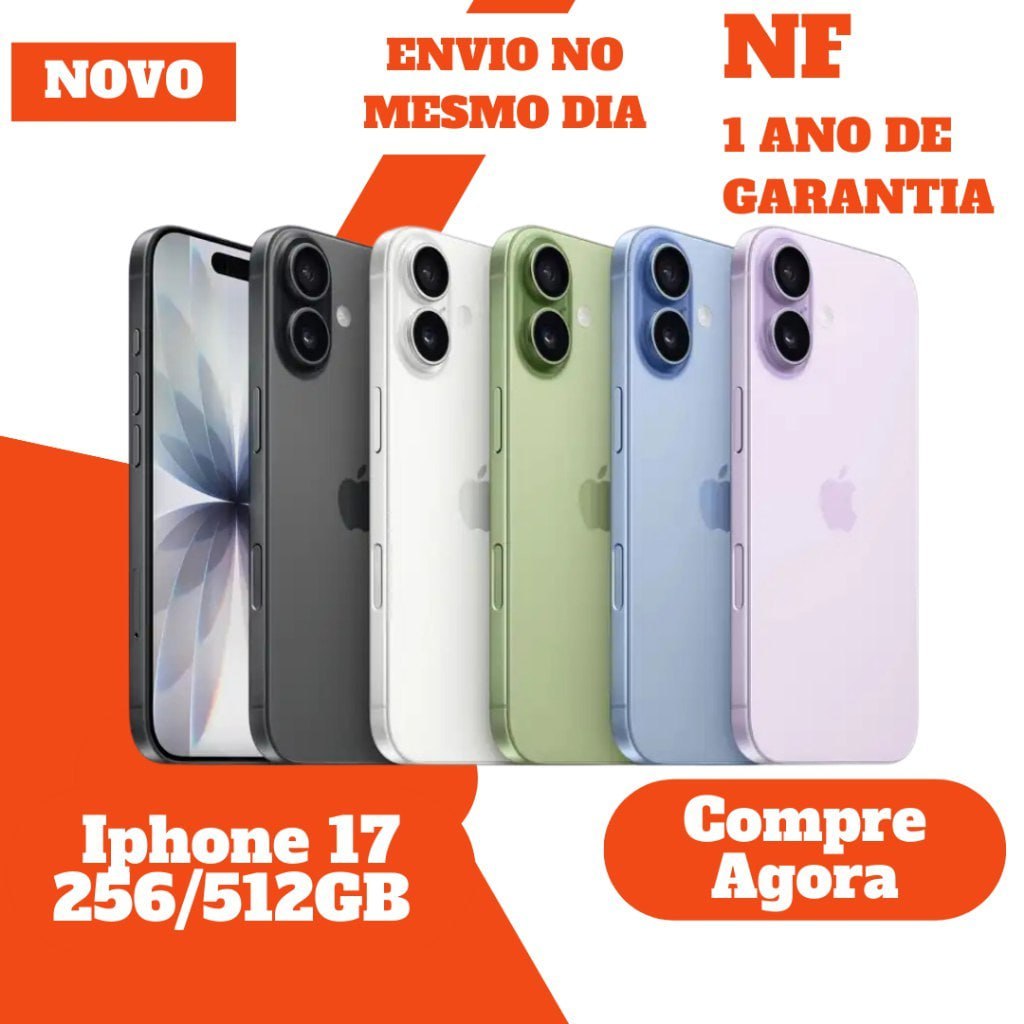 iPhone 17 256gb novo lacrado