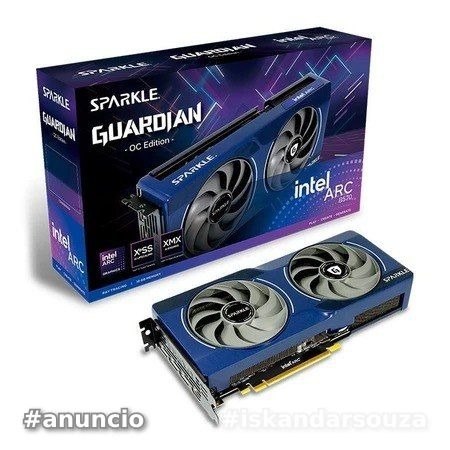 Placa de Video Sparkle Intel ARC B570 Guardian OC, 10GB, GDDR6, 160-bit, SB570G-10GOC