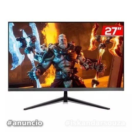 2k IPS 27 Polegadas Monitor Gamer Mancer Valak VX4H, 27 Pol, IPS, 2K, 1ms, 240Hz, FreeSync, HDMIDP, MCR-VLKVX4H-BL02 QHD Quad HD