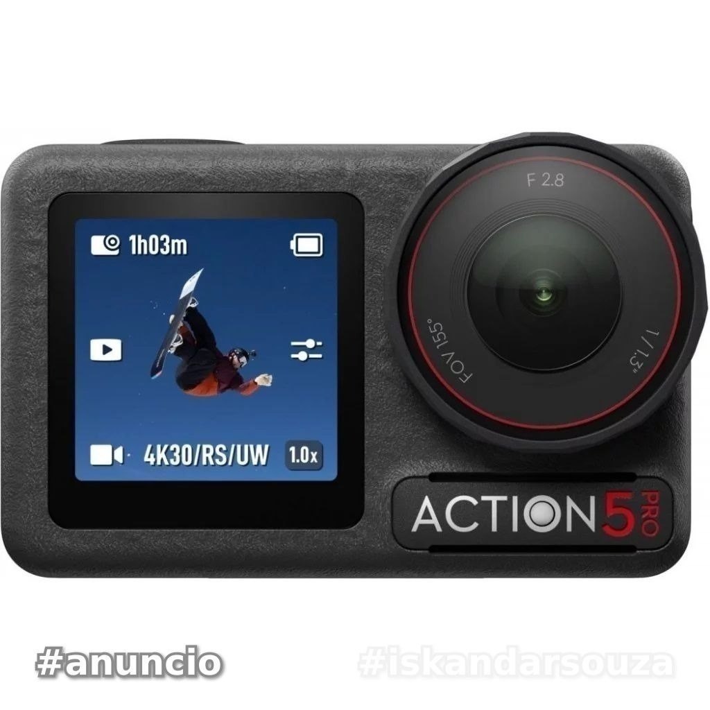 Câmera DJI Osmo Action 5 Pro Adventure Combo Nova PROMOÇÃO 100 ORIGINAL  NF