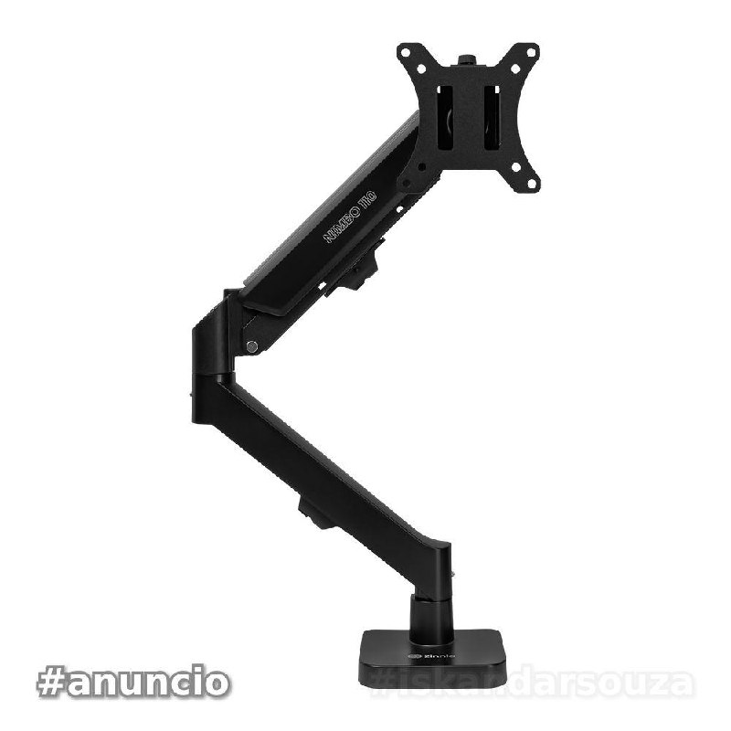 Suporte Articulado Para Monitor e TV Zinnia Nimbo 110, 13 Pol. a 32 Pol., Preto