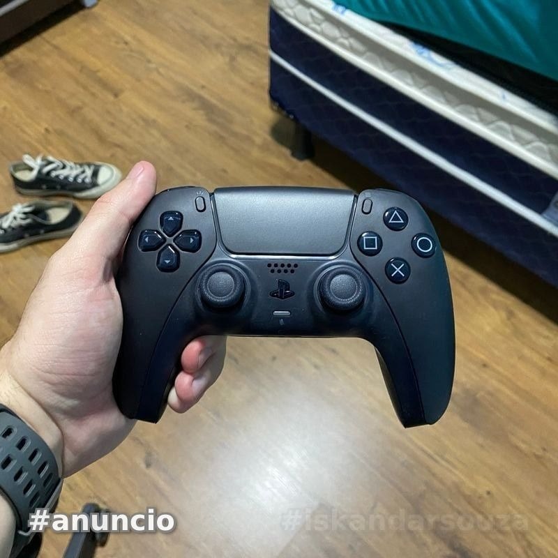 Controle PS5 Sem Fio DualSense Midnight Black Sony - PlayStation 5