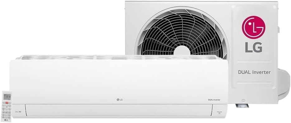 Ar Condicionado Split Inverter 12.000 Btus LG Dual Compact IA Frio S3-Q12JAQAL - 220 Volts