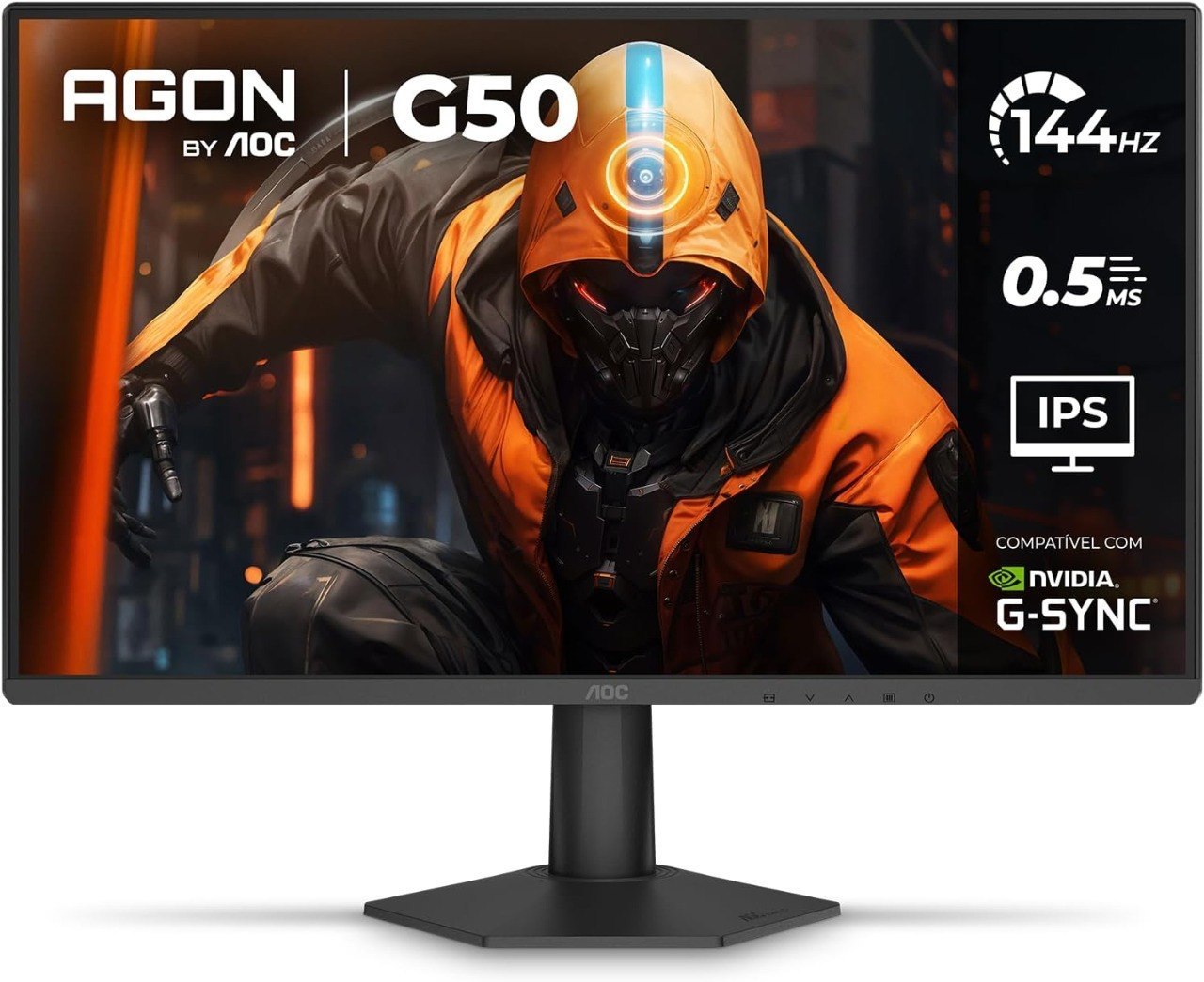 Monitor Gamer AOC AGON G50 24 144HZ 0,5MS IPS HDR10 G-Sync 24G50F