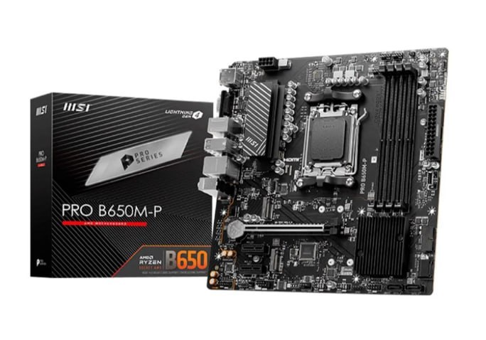 Placa Mãe MSI Pro B650M-P, AMD AM5, M-ATX, DDR5 - PRO B650M-P