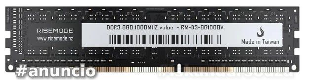 Memória RAM Rise Mode, 8GB, 1600MHz, DDR3, CL11 - RM-D3-8G1600V