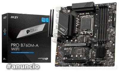 Placa-Mãe MSI PRO B760M-A WIFI, Intel, LGA 1700, Micro-ATX, DDR5, Wi-Fi - PROB760MAWIFI