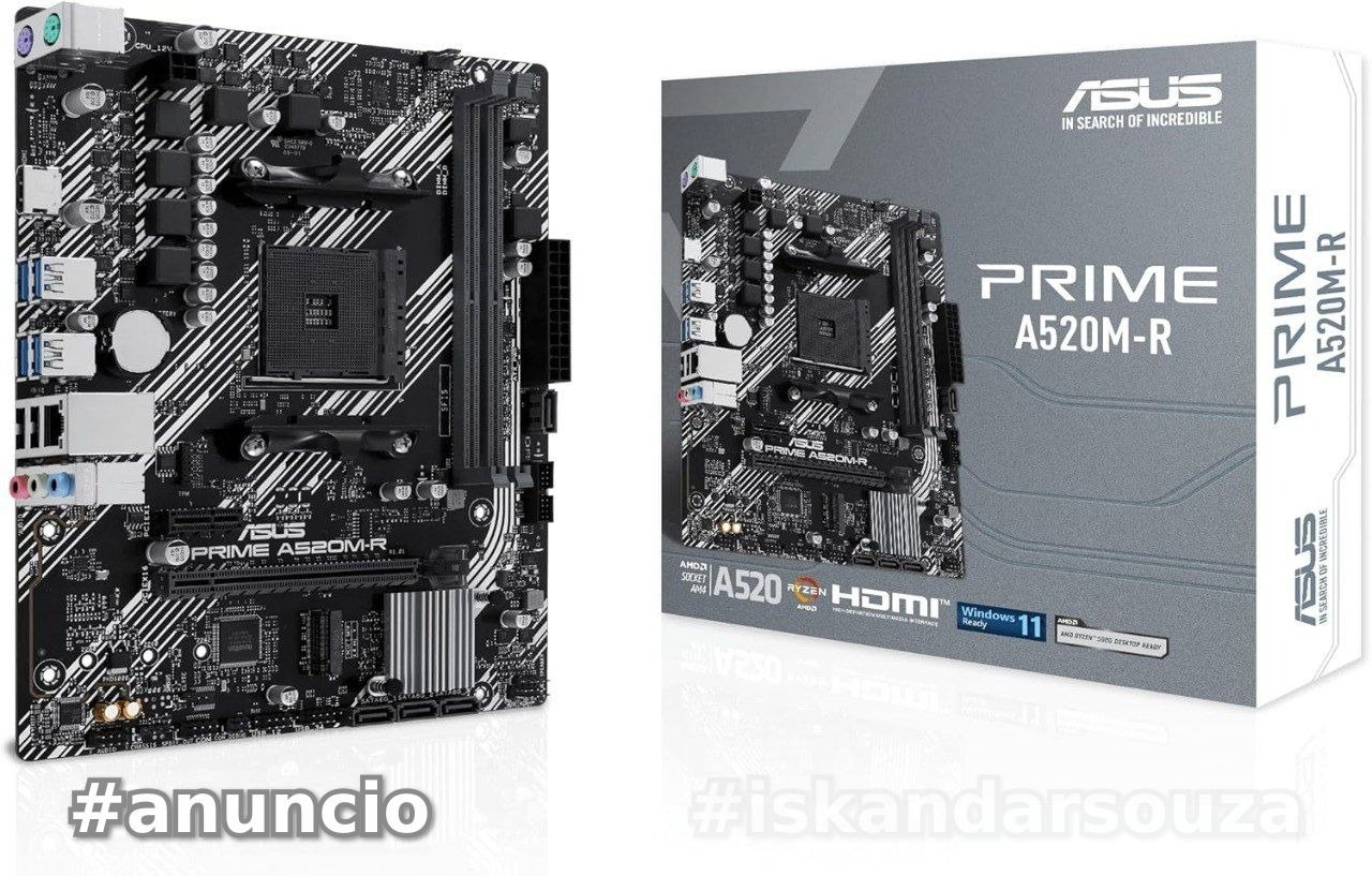 PLACA MAE AMD ASUS PRIME A520M-R DDR4 AM4