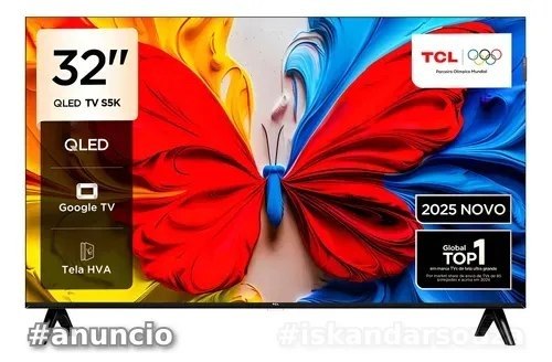 Smart Tv 32 Polegadas Fhd 32s5k Qled Dolby Audio Tcl