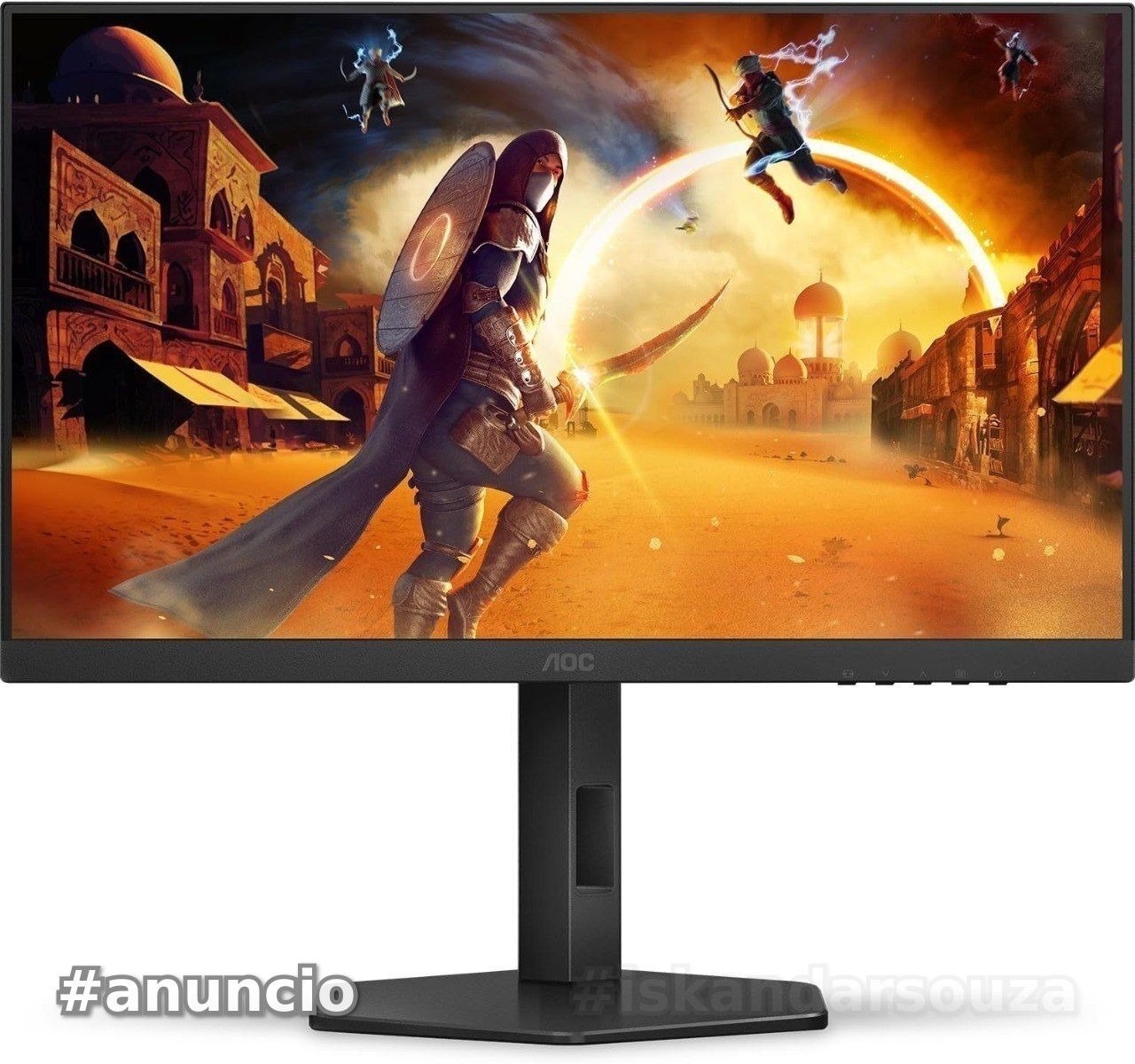 IPS 180 hz AOC, Monitor Gamer G4 24 180Hz, 24G4P, 0,5ms IPS, com Ajuste de Altura