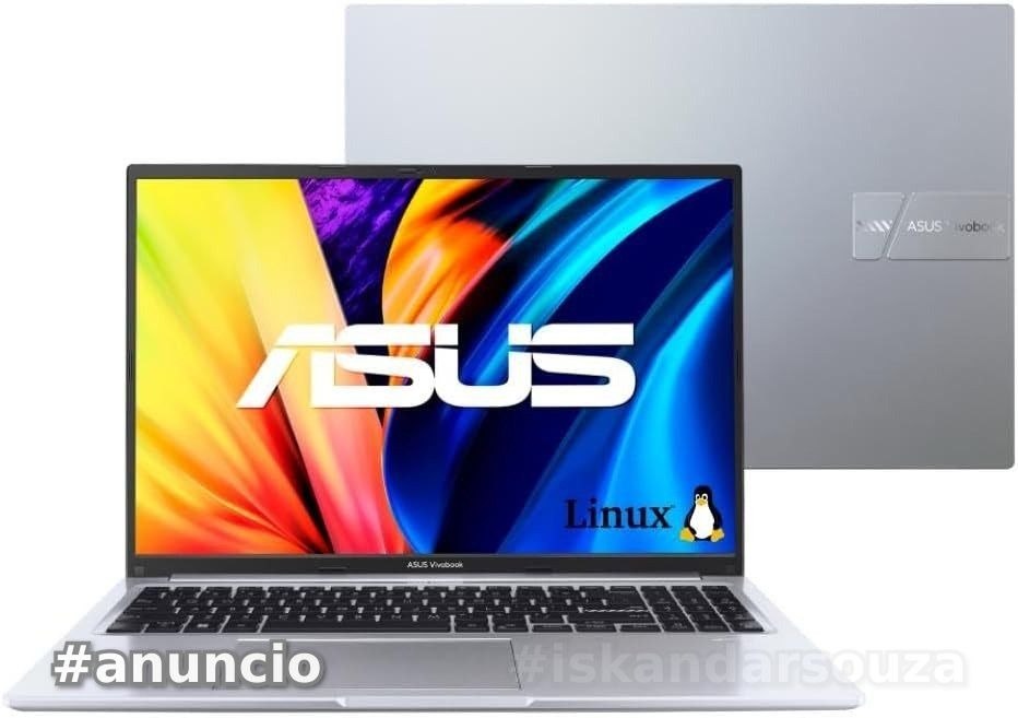 Notebook ASUS Vivobook 16 X1605VA Intel Core i7 1355U 8Gb Ram 512Gb SSD Linux KeepOS Tela 16 IPS FHD Silver - MB742