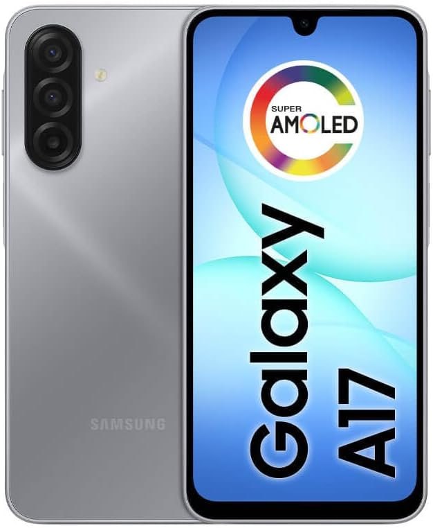 Samsung Galaxy A17 - 128GB 4GB RAM - Câmera 50MP Tela 6.7 - Cinza